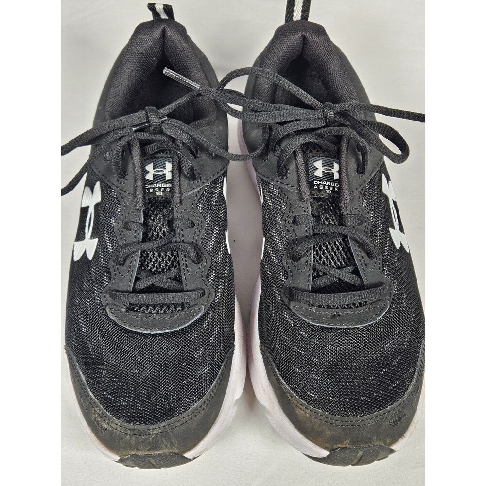 Under Armour Men's Charged Assert 10 Running Shoes Black/White, Low Top, Size 8